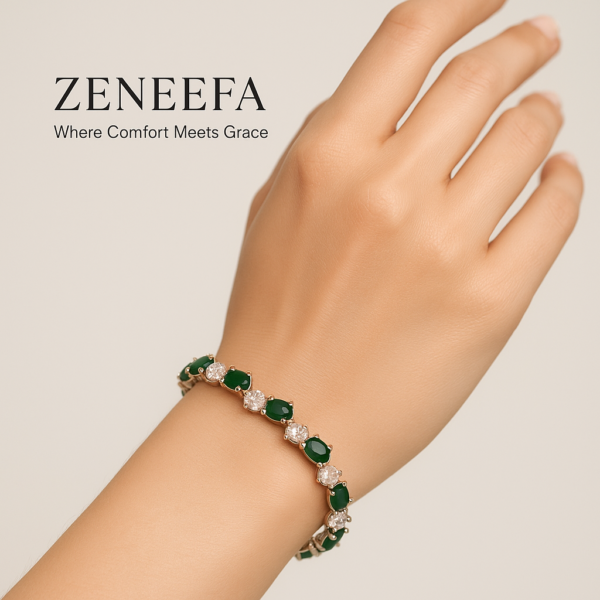 Zeneefa Premium Crystal Stone Bracelet